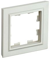 Рамка универсальная IEK Brite РУ-1-БрКр 1-м. бежевый картинка